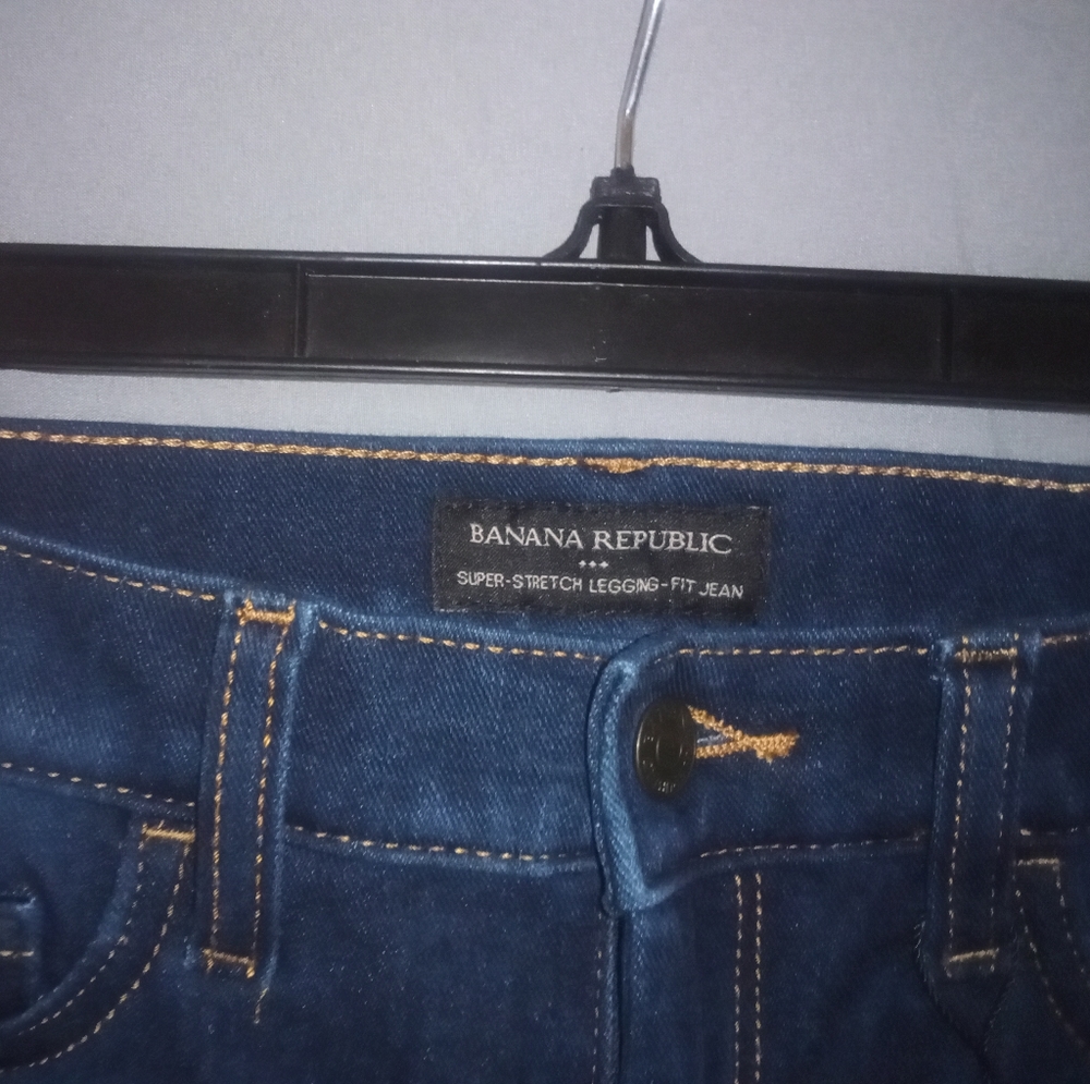 Size six fitted jeans